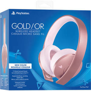 PlayStation Gold Wireless Headset (Rose Gold)