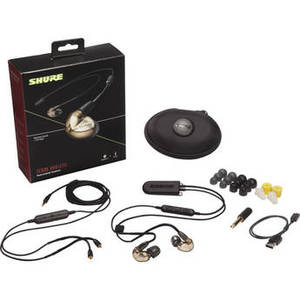 SE535 Wireless Sound-Isolating Earphones with Bluetooth 5.0 and 3.5mm In-Line Remote/Mic Cables (Bronze)