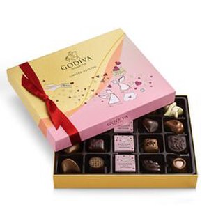GODIVAÂ® 20 Piece Valentines Day Assorted Gift Box