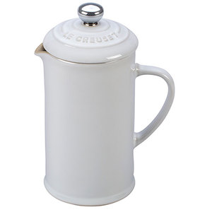 12oz Cafe Collection Stoneware French Press White