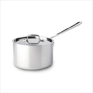 D3 Stainless Steel 4 Qt. Sauce Pan with Lid