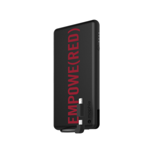mophie Powerstation Plus (PRODUCT) RED with Switch-Tip Cable