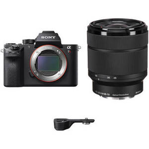 Alpha a7R II Mirrorless Digital Camera with 28-70mm Lens and Grip Extension Kit