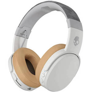 Crusher Wireless Over-Ear Headphones (Gray/Tan)