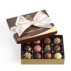 GODIVAÂ® Signature Truffles w/Thank You Ribbon (12 Piece)