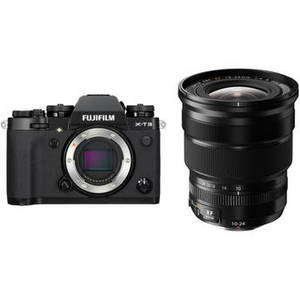 X-T3 Mirrorless Digital Camera with 10-24mm Lens Kit (Black)