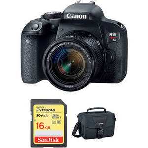 EOS Rebel T7i DSLR Camera with 18-55mm Lens and Accessory Kit