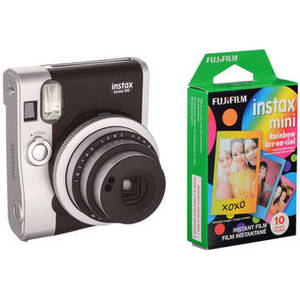 INSTAX Mini 90 Neo Classic Instant Film Camera with Single Pack of Film Kit (Black)