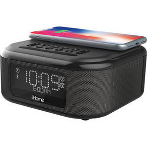 iBTW23 Dual-Alarm Bluetooth Clock (Black)