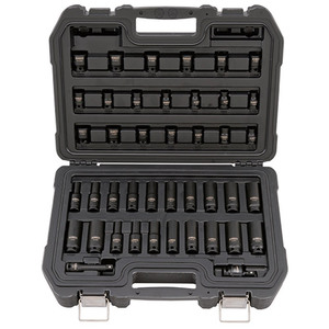 42pc 3/8" 6 Point Drive Combination Impact Socket Set