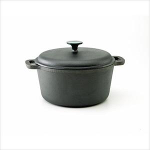 Cast Iron 6 Qt. Dutch Oven - Matte Black