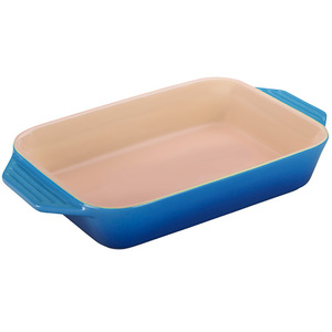 3.1qt Heritage Stoneware Rectangular Dish Marseille