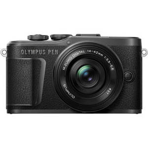 PEN E-PL10 Mirrorless Digital Camera with 14-42mm Lens (Black)