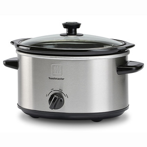4 Qt Brushed Stainless Steel Slow Cooker