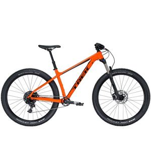 Roscoe 8 Men's Trail Mountain Bike - Matte Black/Red/Marigold Fade