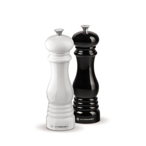 Ceramic Grinder Salt & Pepper Mill Set Black & White
