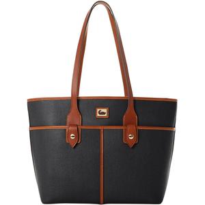 Camden Saffiano Double Pocket Tote