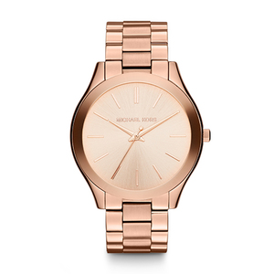 Ladies Slim Runway Rose Gold SS Watch Rose Gold Dial