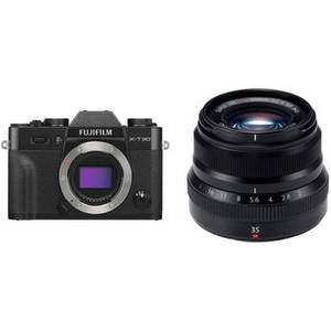 X-T30 Mirrorless Digital Camera with 35mm f/2 Lens Kit (Black)