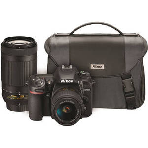 D7500 DSLR Camera with 18-55mm and 70-300mm VR Lenses Kit