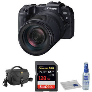EOS RP Mirrorless Digital Camera with 24-240mm Lens and Accessories Kit