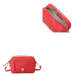 Saffiano Camera Zip Crossbody