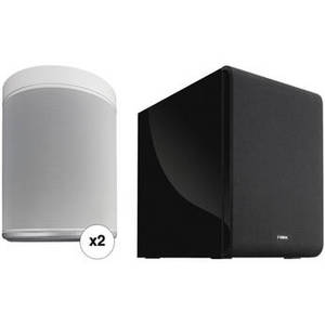 MusicCast 20 Wireless Speaker Pair and MusicCast SUB 100 Kit (White Speakers)
