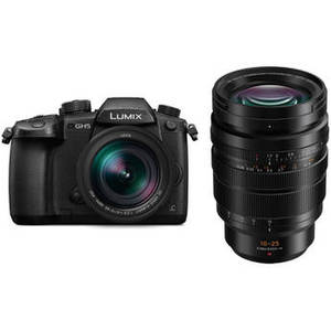 Lumix DC-GH5 Mirrorless Digital Camera with 12-60mm and 10-25mm Lenses Kit