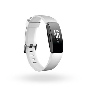 Inspire HR Fitness Tracker w/ Heart Rate White/Black