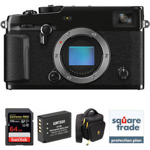 X-Pro3 Mirrorless Digital Camera Body Deluxe Kit (Black)