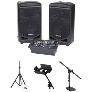 Expedition XP800 Kit with Two Speaker Stands and Mixer Stand