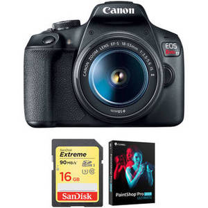EOS Rebel T7 DSLR Camera with 18-55mm Lens and Accessory Kit