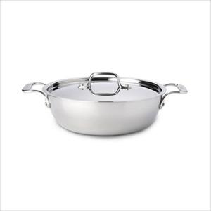 D3 Stainless Steel 3 Qt. Cassoulet with Lid