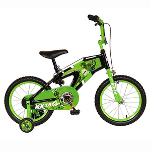Monocoque 16" Boys Bike  Black/Green
