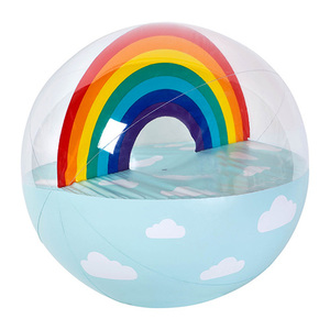 Luxe XL Inflatable Beach Ball Rainbow
