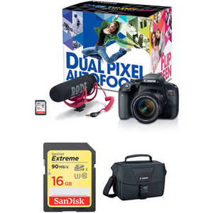 EOS Rebel T7i DSLR Camera with 18-55mm Lens Video Creator and Accessory Kit