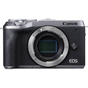 EOS M6 Mark II Mirrorless Digital Camera (Silver, Body Only)