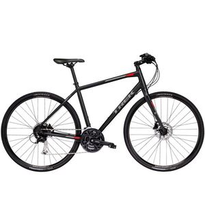 FX 3 Disc Men's Fitness Hybrid Bike - Dnister Black
