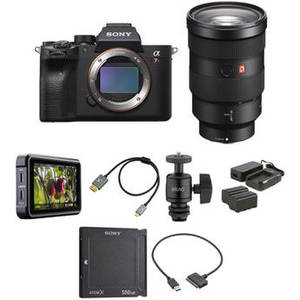 Alpha a7R IV Mirrorless Digital Camera with 24-70mm f/2.8 Lens and Cine Kit