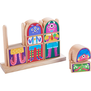 Mix-and-Match Monster Blocks Ages 18+ Months