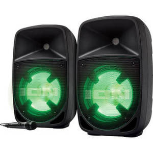 Pro Glow Duo 10" 2-Way 800W Stereo PA System with LED Lighting