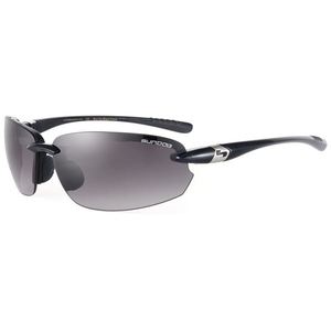 Laser Sunglasses - Black/Gradient Smoke