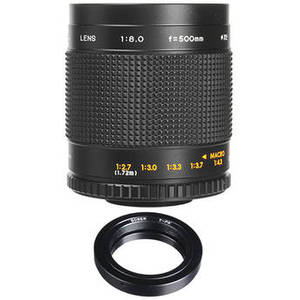 500mm f/8.0 Manual Focus Telephoto Lens for Pentax