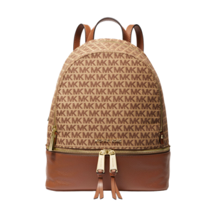 Michael Kors Rhea Medium Logo Jacquard Backpack