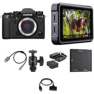 X-T3 Mirrorless Digital Camera Cine Kit (Black)