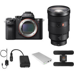 Alpha a7R II Mirrorless Digital Camera with 24-70mm f/2.8 Lens and Tether Tools Accessories Kit
