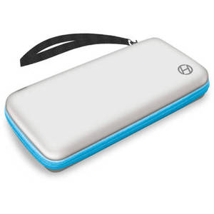 EVA Hard Shell Carrying Case for Nintendo Switch Lite (White & Turquoise)