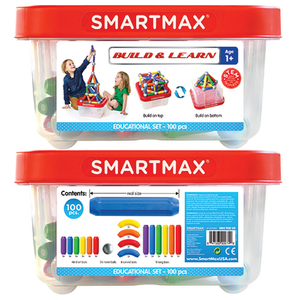 100pc Build & Learn Magnet Set Ages 1+ Years