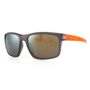 Plasma Sunglasses - Matte Crystal Grey/Matte Crystal Orange/Brown
