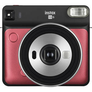 INSTAX SQUARE SQ6 Instant Film Camera (Ruby Red)